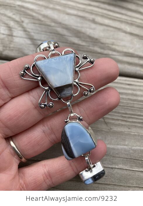 Owyhee Oregon Blue Opal Stone Bracelet - #j8dxkpIJ9eQ-3