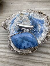 Owyhee Oregon Blue Opal Stone Jewelry Pendant #xMgM4JOSgbc