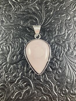 Pastel Peruvian Pink Opal Crystal Stone Jewelry Pendant #KkNnD3xiQH0