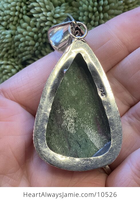 Pending Ruby in Zoisite Handcrafted Stone Jewelry Crystal Pendant - #N47VHTRlXbY-4