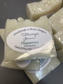Peppermint Handmade from Scratch Soap Coconut and Olive Oil Base #crVXsilRNIg