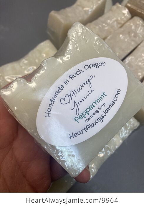 Peppermint Handmade from Scratch Soap Coconut and Olive Oil Base - #crVXsilRNIg-2