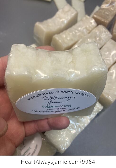 Peppermint Handmade from Scratch Soap Coconut and Olive Oil Base - #crVXsilRNIg-4