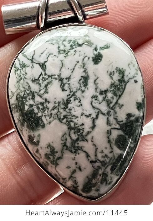 Peridot and Moss Tree Agate Stone Jewelry Crystal Pendant - #UO2YsifrxUk-6