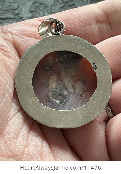 Peruvian Pink Opal Crystal Stone Jewelry Pendant - #RADu1GQKZRU-3