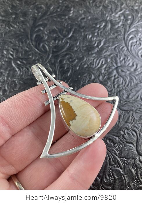 Picture Jasper Crystal Stone Jewelry Pendant - #JVJGXE93hZ0-3