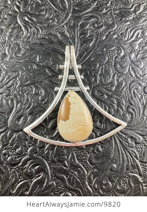 Picture Jasper Crystal Stone Jewelry Pendant - #JVJGXE93hZ0-1