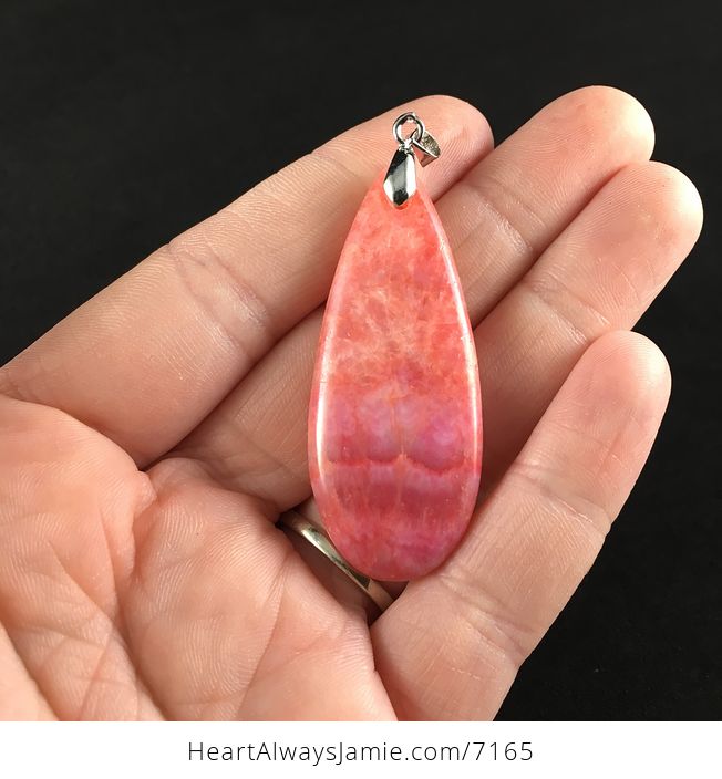 Pink Argentine Rhodochrosite Stone Pendant Jewelry - #UQWrB2hjBkc-6
