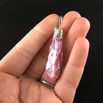 Pink Aurora Borealis Ab Crystal Agate Stone Pendant Necklace #wOJeT5zOFOM