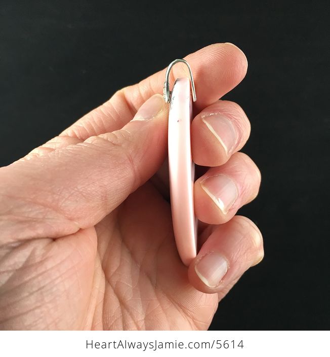 Pink Dendriti Opal Stone Jewelry Pendant - #GqChyON5Iiw-4