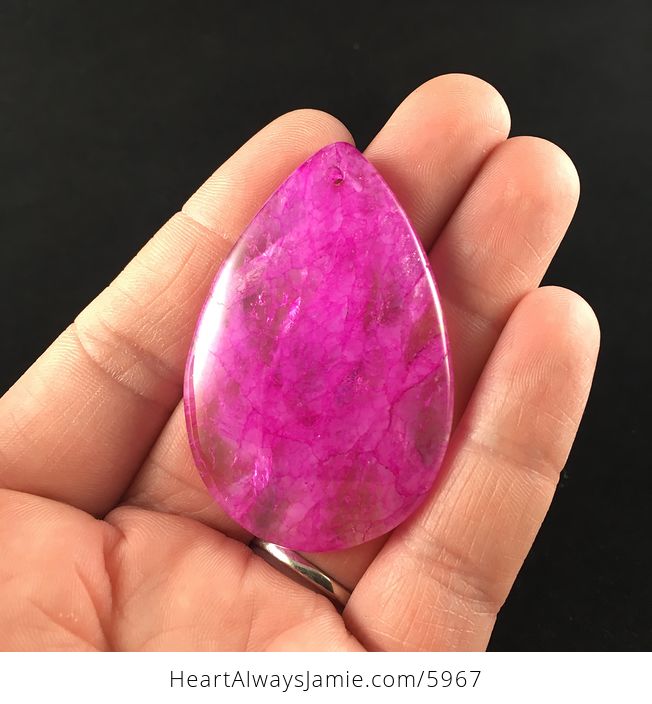 Pink Drusy Crystal Agate Stone Jewelry Pendant - #RxvNN5CJdH0-1