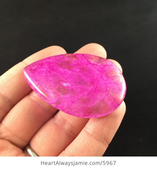 Pink Drusy Crystal Agate Stone Jewelry Pendant - #RxvNN5CJdH0-4