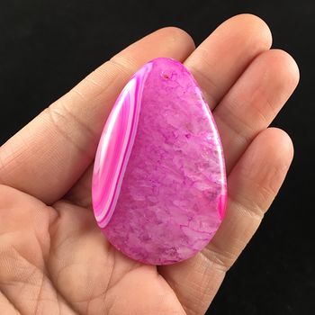 Pink Druzy Stone Jewelry Pendant #NpSjFmkm9os