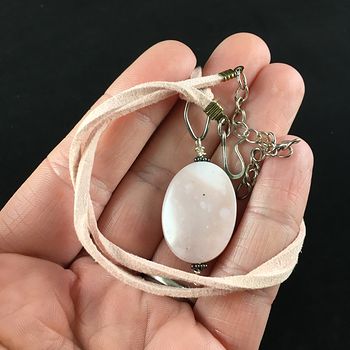 Pink Opal Stone Jewelry Pendant Necklace #6F8hYiKUDUI