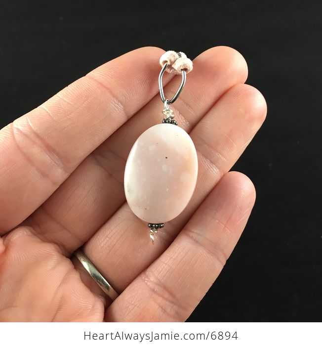Pink Opal Stone Jewelry Pendant Necklace - #6F8hYiKUDUI-5