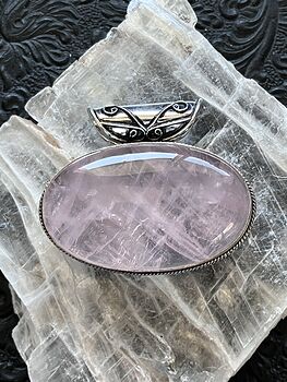 Pink Rose Quartz Crystal Stone Jewelry Pendant #Q4hhX6wjvyY