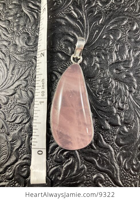 Pink Rose Quartz Crystal Stone Jewelry Pendant - #AIwNr1jg8ME-3