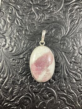 Pink Tourmaline Crystal Stone Jewelry Pendant #2LekDKOAysA