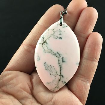 Pink Turquoise Stone Jewelry Pendant #aiLpISz43Kw