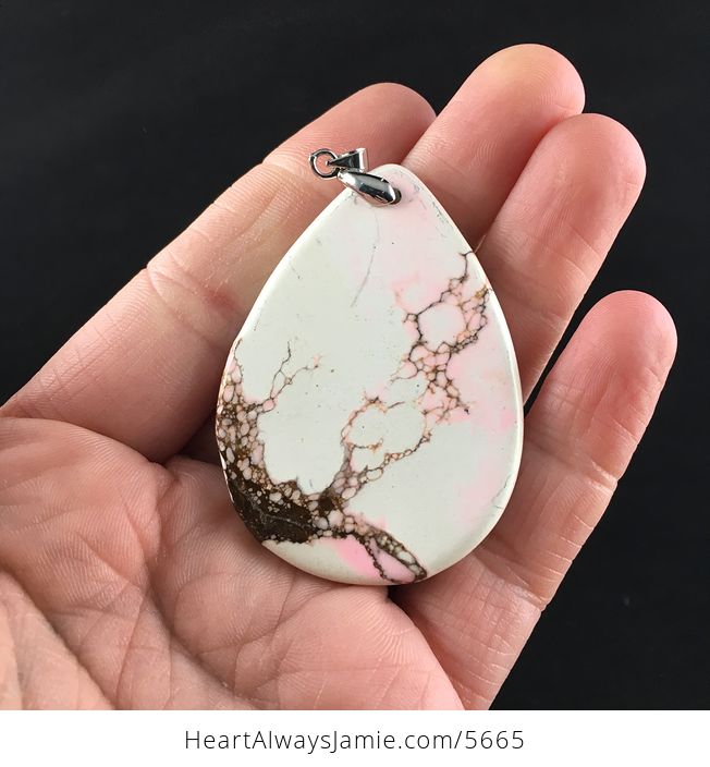 Pink Turquoise Stone Jewelry Pendant - #NM69D3OOH1o-6