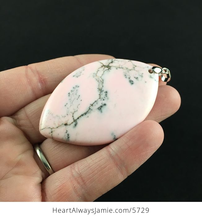 Pink Turquoise Stone Jewelry Pendant - #aiLpISz43Kw-2