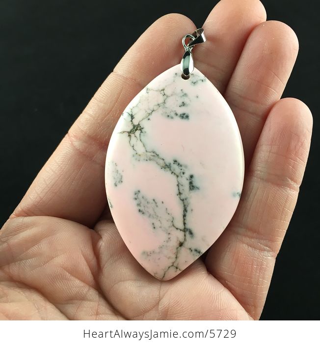 Pink Turquoise Stone Jewelry Pendant - #aiLpISz43Kw-1