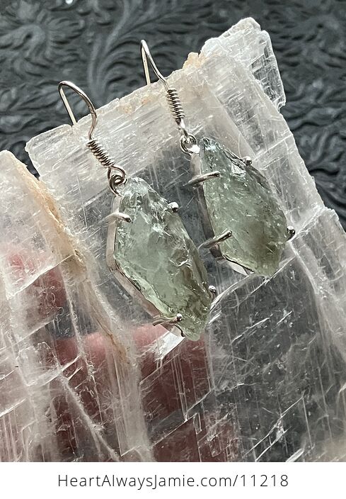 Prasiolite Green Amethyst Quartz Crystal Stone Jewelry Earrings - #fY3YaN2Mus0-6