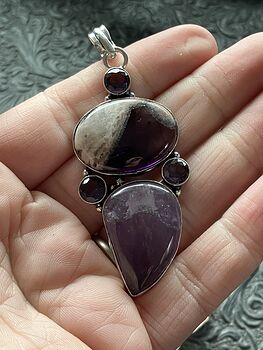 Purple Amethyst Stone Crystal Pendant Jewelry #Be2q2kkRi34