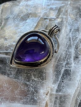 Purple Amethyst Stone Crystal Pendant Jewelry #mxMv4yGnmQ0