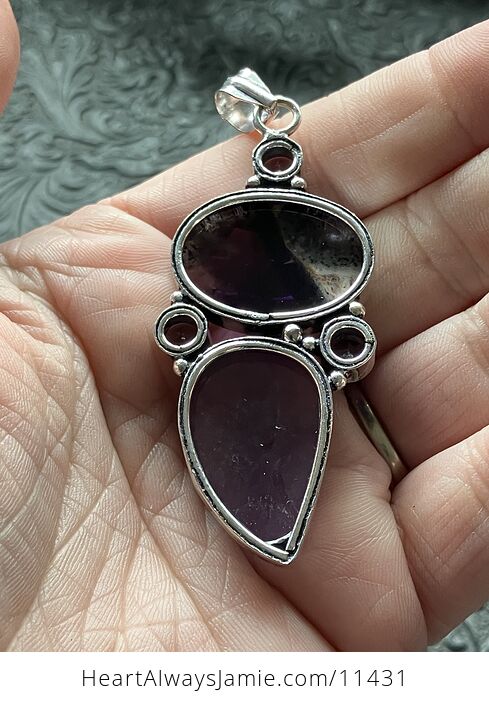 Purple Amethyst Stone Crystal Pendant Jewelry - #Be2q2kkRi34-4