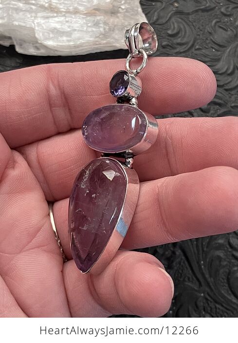 Purple Amethyst Stone Crystal Pendant Jewelry - #avEli3QBqac-4