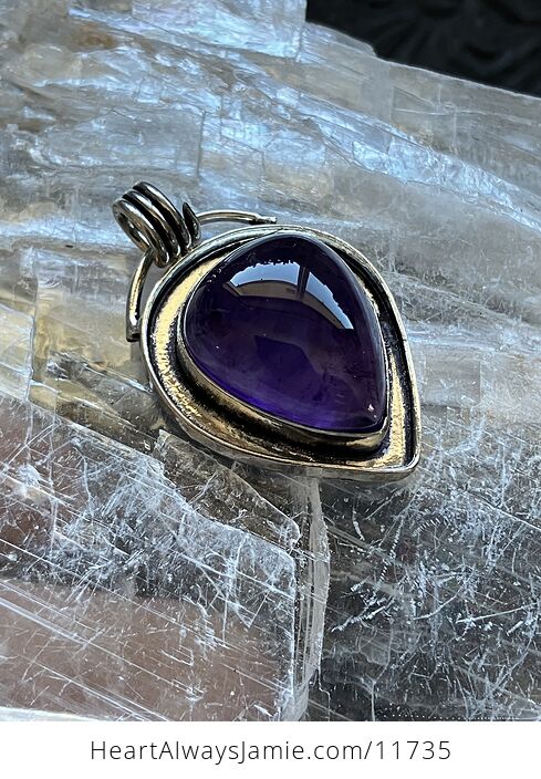 Purple Amethyst Stone Crystal Pendant Jewelry - #mxMv4yGnmQ0-5