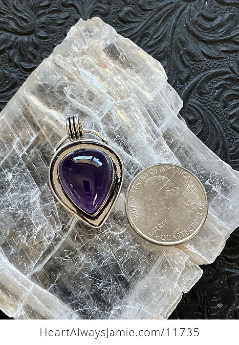 Purple Amethyst Stone Crystal Pendant Jewelry - #mxMv4yGnmQ0-4