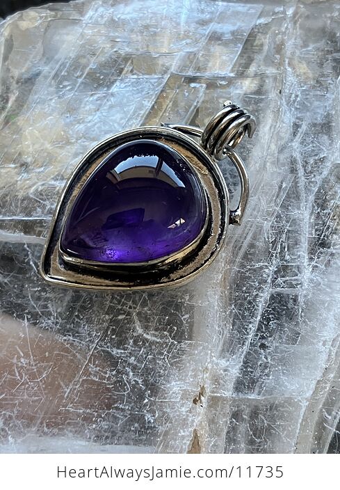 Purple Amethyst Stone Crystal Pendant Jewelry - #mxMv4yGnmQ0-1