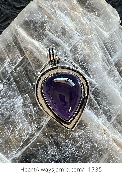 Purple Amethyst Stone Crystal Pendant Jewelry - #mxMv4yGnmQ0-3