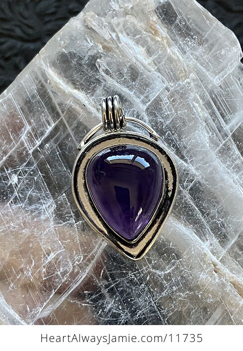 Purple Amethyst Stone Crystal Pendant Jewelry - #mxMv4yGnmQ0-6