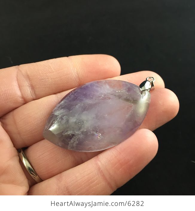 Purple Amethyst Stone Jewelry Pendant - #CspR8qtsugg-3