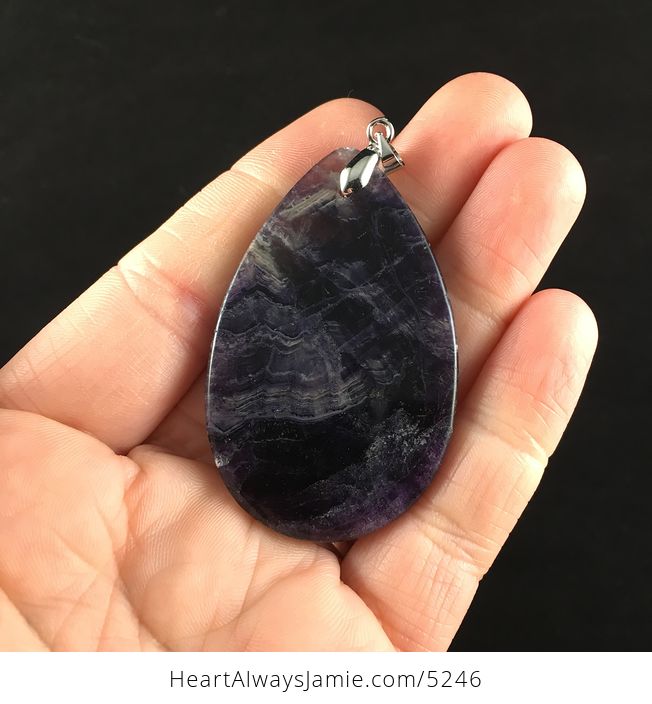 Purple Amethyst Stone Jewelry Pendant - #vKKWx3rNIlQ-5