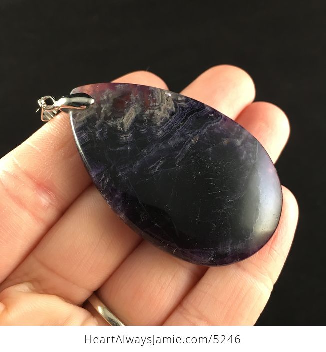Purple Amethyst Stone Jewelry Pendant - #vKKWx3rNIlQ-3