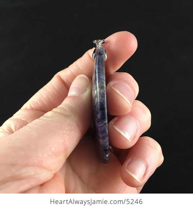 Purple Amethyst Stone Jewelry Pendant - #vKKWx3rNIlQ-4