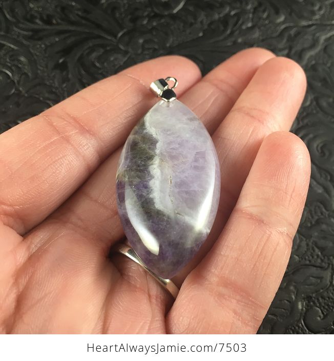 Purple Brazil Amethyst Stone Pendant Jewelry - #4t4qbJYvZ80-4