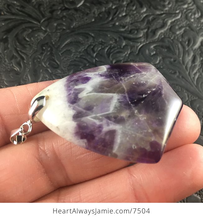 Purple Brazil Amethyst Stone Pendant Jewelry - #GQtG2axwk7g-2