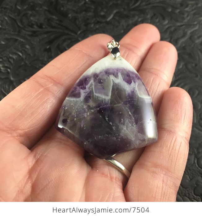 Purple Brazil Amethyst Stone Pendant Jewelry - #GQtG2axwk7g-4