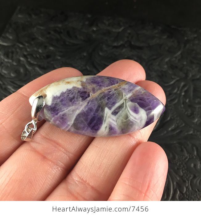 Purple Brazil Amethyst Stone Pendant Jewelry - #PwUtkGW8Nfg-3