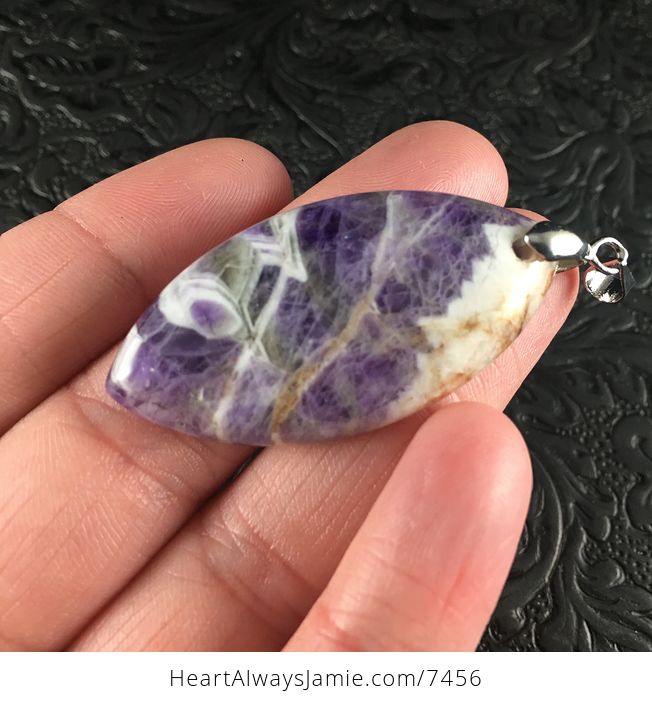 Purple Brazil Amethyst Stone Pendant Jewelry - #PwUtkGW8Nfg-2