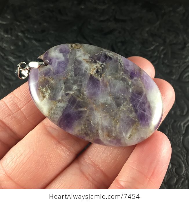 Purple Brazil Amethyst Stone Pendant Jewelry - #S1RWRAlixjg-4