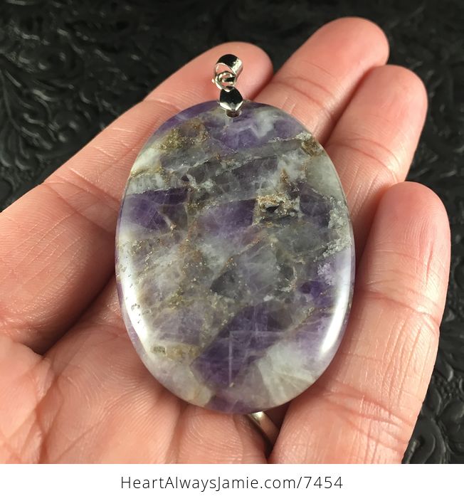Purple Brazil Amethyst Stone Pendant Jewelry - #S1RWRAlixjg-2