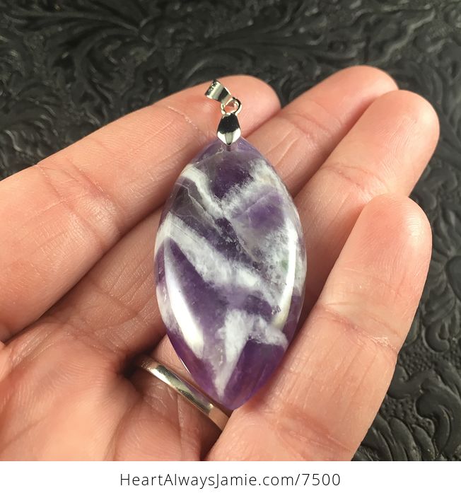 Purple Brazil Amethyst Stone Pendant Jewelry - #S6WqZRWf7yM-4