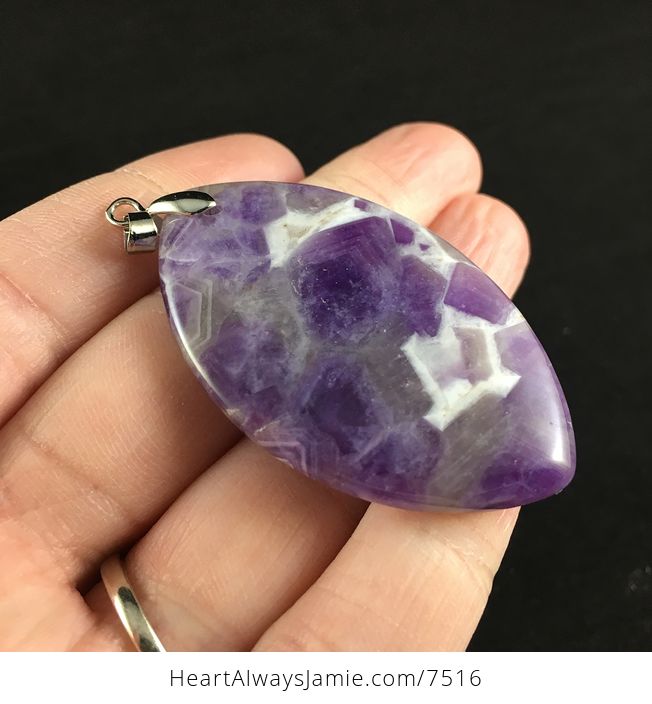 Purple Brazil Amethyst Stone Pendant Jewelry - #UDuzeAal8Fo-3