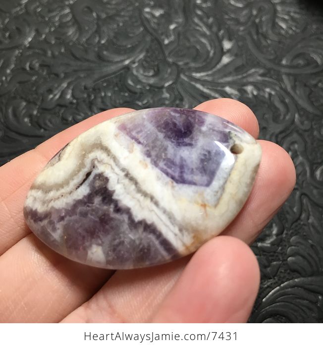 Purple Brazil Amethyst Stone Pendant Jewelry - #ZM6H1dWNCR8-2